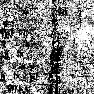 Sert, çizik, sıçramış grunge desenli fırça darbeleri. Dokuları üst üste koy. Siyah-beyaz boyanmış kağıt dokusu. Skeç grunge tasarımı. Poster, kapak, afiş, taklit, çıkartma düzeni için kullan