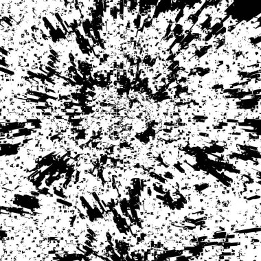 Sert siyah-beyaz dokular. Grunge 'un geçmişi. Soyut doku etkisi. Vektör İllüstrasyonu. 