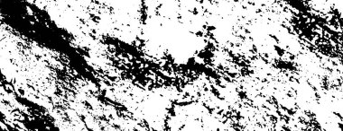 Sert, çizik, sıçramış grunge desenli fırça darbeleri. Dokuları üst üste koy. Siyah-beyaz boyanmış kağıt dokusu. Skeç grunge tasarımı. Poster, kapak, afiş, taklit, çıkartma düzeni için kullan