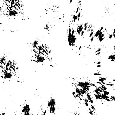 Sert, çizik, sıçramış grunge desenli fırça darbeleri. Dokuları üst üste koy. Siyah-beyaz boyanmış kağıt dokusu. Skeç grunge tasarımı. Poster, kapak, afiş, taklit, çıkartma düzeni için kullan