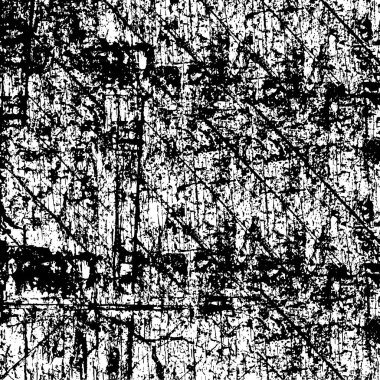 Sert, çizik, sıçramış grunge desenli fırça darbeleri. Dokuları üst üste koy. Siyah-beyaz boyanmış kağıt dokusu. Skeç grunge tasarımı. Poster, kapak, afiş, taklit, çıkartma düzeni için kullan