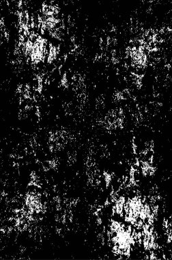 Çatlamış beton, taş ya da asfaltın sıkıntılı örtülü dokusu. Grunge 'un arka planı. soyut yarım ton vektör çizimi