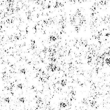 Çatlamış beton, taş ya da asfaltın sıkıntılı örtülü dokusu. Grunge 'un arka planı. soyut yarım ton vektör çizimi