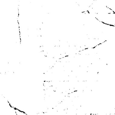 Grunge üst üste biniyor. Soyut siyah-beyaz vektör arkaplanı. Çatlak, leke ve noktalarda kirli desenli tek renkli klasik yüzey. Karanlık korku tarzında eski bir duvar.