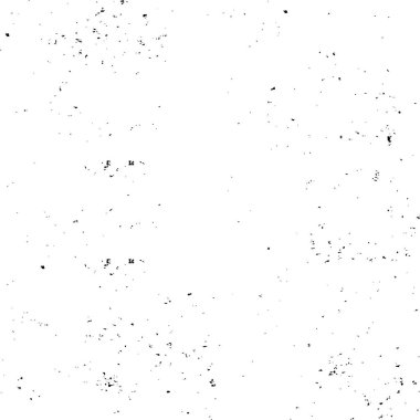 Grunge üst üste biniyor. Soyut siyah-beyaz vektör arkaplanı. Çatlak, leke ve noktalarda kirli desenli tek renkli klasik yüzey. Karanlık korku tarzında eski bir duvar.