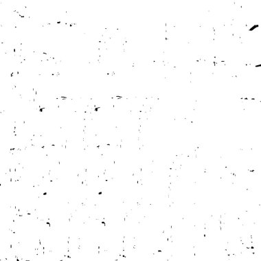 Grunge üst üste biniyor. Soyut siyah-beyaz vektör arkaplanı. Çatlak, leke ve noktalarda kirli desenli tek renkli klasik yüzey. Karanlık korku tarzında eski bir duvar.