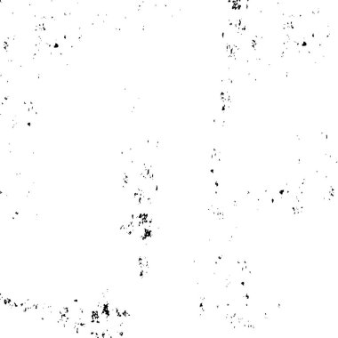 Vektör grunge dokusu. Siyah beyaz arka plan. Soyut monokrom resim koyu tonlarda solmuş bir efekt içerir