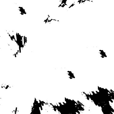 Sert, çizik, sıçramış grunge desenli fırça darbeleri. Dokuları üst üste koy. Siyah-beyaz boyanmış kağıt dokusu. Skeç grunge tasarımı. Poster, kapak, afiş, taklit, çıkartma düzeni için kullan