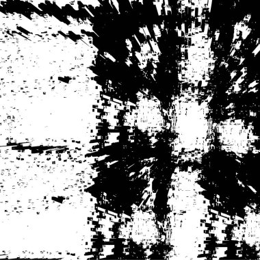 Sert, çizik, sıçramış grunge desenli fırça darbeleri. Dokuları üst üste koy. Siyah-beyaz boyanmış kağıt dokusu. Skeç grunge tasarımı. Poster, kapak, afiş, taklit, çıkartma düzeni için kullan