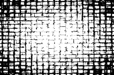 Sert, çizik, sıçramış grunge desenli fırça darbeleri. Dokuları üst üste koy. Siyah-beyaz boyanmış kağıt dokusu. Skeç grunge tasarımı. Poster, kapak, afiş, taklit, çıkartma düzeni için kullan