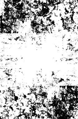 Sert, çizik, sıçramış grunge desenli fırça darbeleri. Dokuları üst üste koy. Siyah-beyaz boyanmış kağıt dokusu. Skeç grunge tasarımı. Poster, kapak, afiş, taklit, çıkartma düzeni için kullan