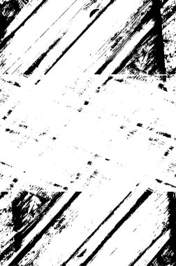 Grunge üst üste biniyor. Soyut siyah-beyaz vektör arkaplanı. Çatlak, leke ve noktalarda kirli desenli tek renkli klasik yüzey. Karanlık korku tarzında eski bir duvar.