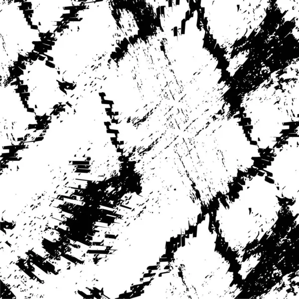Grunge Överlägg Lager Abstrakt Svart Och Vit Vektor Bakgrund Monokrom — Stock vektor