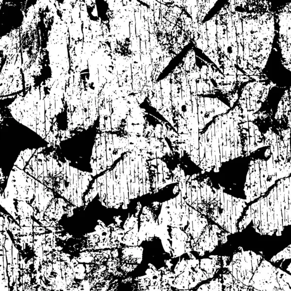 Czarny Biały Grunge Tekstury Tła Abstrakcyjna Ilustracja Wektora — Wektor stockowy