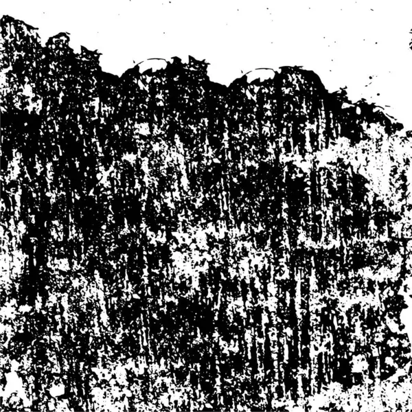 ベクトルグランジオーバーレイテクスチャー 黒と白の背景 抽象的なモノクロイメージは暗いトーンで衰退した効果を含みます — ストックベクタ