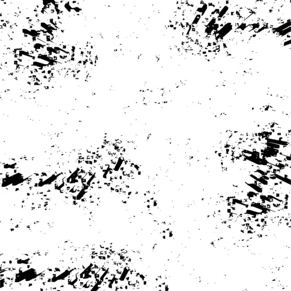 矢量磨擦覆盖纹理 黑色和白色背景 摘要单色图像包括暗调中的褪色效果 — 图库矢量图片