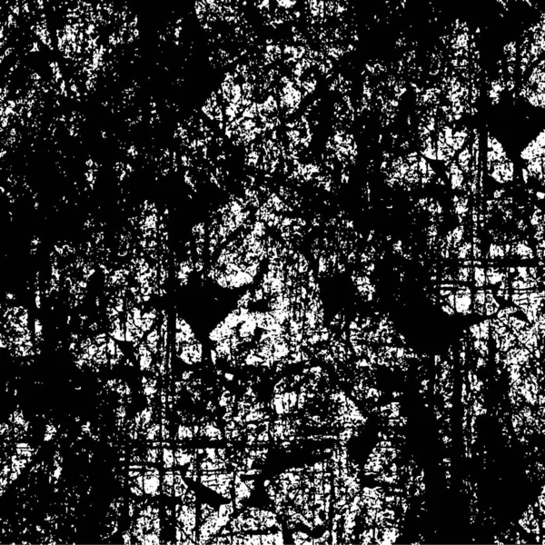 Vector Grunge Sobreposição Textura Fundo Preto Branco Imagem Monocromática Abstrata —  Vetores de Stock