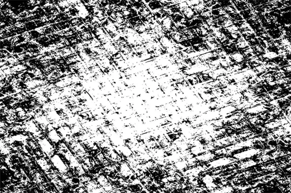 Vektör grunge dokusu. Siyah beyaz arka plan. Soyut monokrom resim koyu tonlarda solmuş bir efekt içerir