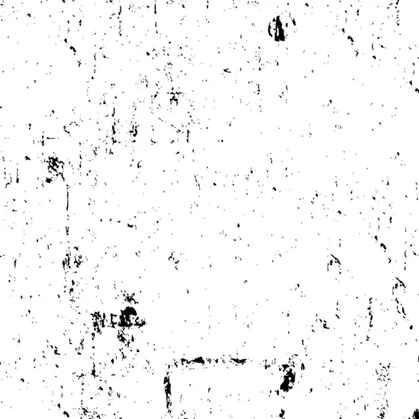 Vector Grunge Overlay Texture Black White Background Abstract Monochrome Image — Stock Vector