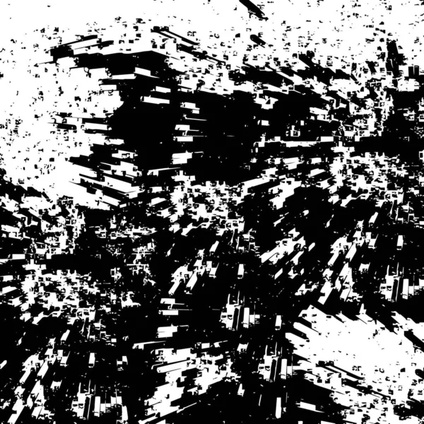 Fond Détresse Texture Noir Blanc — Image vectorielle