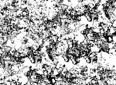 Çatlamış beton, taş ya da asfalt tabakasının gergin dokusu. Grunge 'un arka planı. bir yarım ton vektör illüstrasyonu