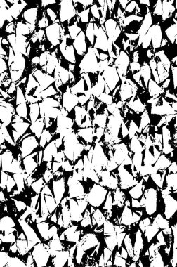 Siyah ve beyaz olarak sıkıntılı bir doku. Doku. vektör arkaplanı