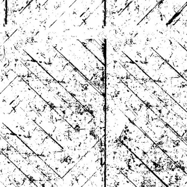 Sert, çizik, sıçramış grunge desenli fırça darbeleri. Dokuları üst üste koy. Siyah-beyaz boyanmış kağıt dokusu. Skeç grunge tasarımı. Poster, kapak, afiş, taklit, çıkartma düzeni için kullan