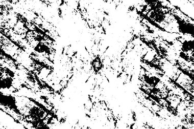 Sert, çizik, sıçramış grunge desenli fırça darbeleri. Dokuları üst üste koy. Siyah-beyaz boyanmış kağıt dokusu. Skeç grunge tasarımı. Poster, kapak, afiş, taklit, çıkartma düzeni için kullan