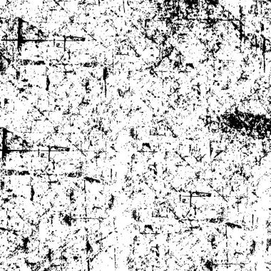 Sert, çizik, sıçramış grunge desenli fırça darbeleri. Dokuları üst üste koy. Siyah-beyaz boyanmış kağıt dokusu. Skeç grunge tasarımı. Poster, kapak, afiş, taklit, çıkartma düzeni için kullan