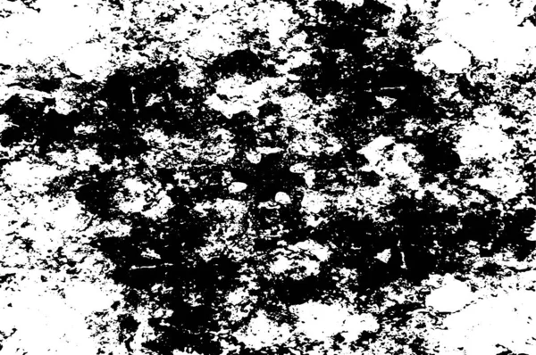 Verzweifelten Hintergrund Schwarz Weißer Textur Mit Kratzern Und Abstrakten Abstrakte — Stockvektor
