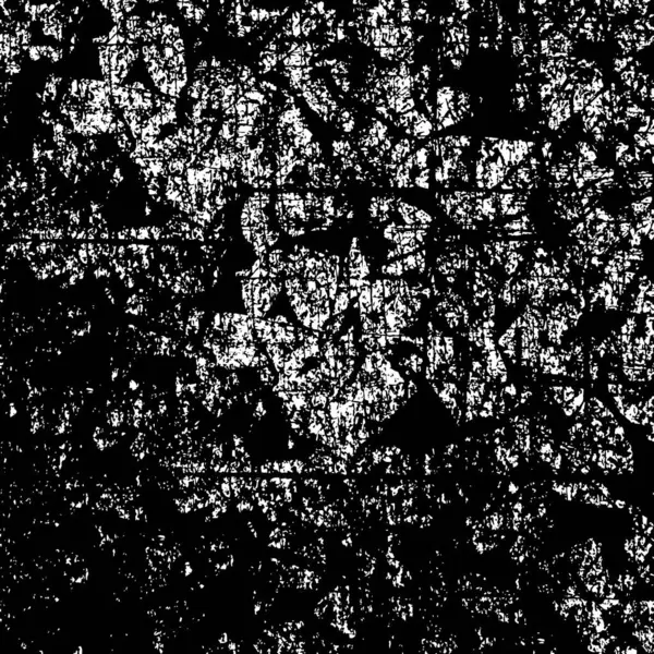 Distressed Black White Black Vector Background — Stock Vector