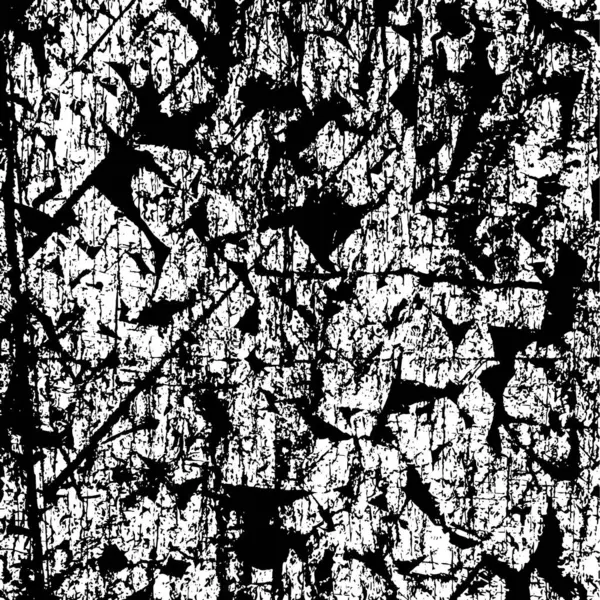 Накладываемая Текстура Старого Металла Треснувшего Асфальта Асфальта Полутона Векторная Иллюстрация — стоковый вектор