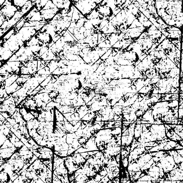 Чорно Білий Текстурований Візерунок Вінтажний Фон — стоковий вектор
