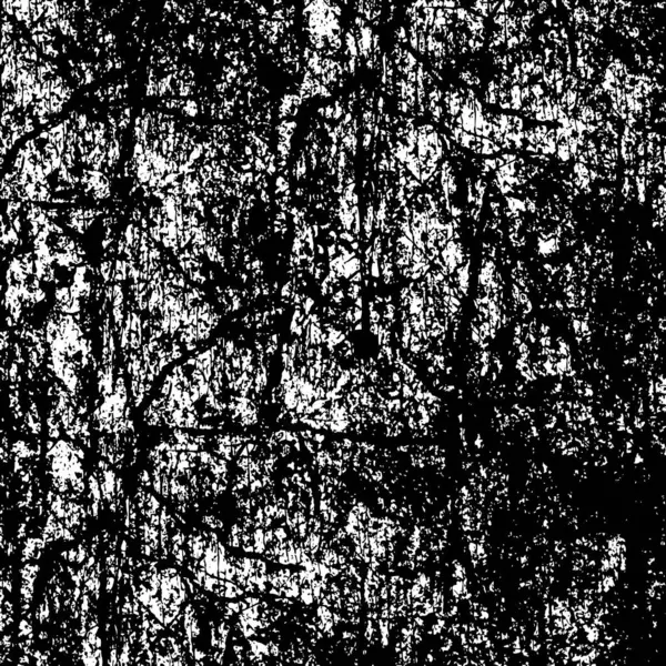 Накладываемая Текстура Треснувший Бетон Камень Асфальт Гранж Фон Абстрактная Полутоновая — стоковый вектор