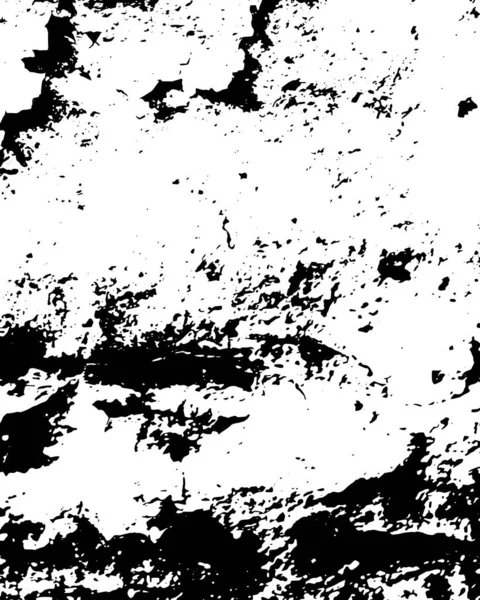 Grunge Textura Urbana Blanco Negro Plantilla Oscuro Polvo Desordenado Superposición — Vector de stock