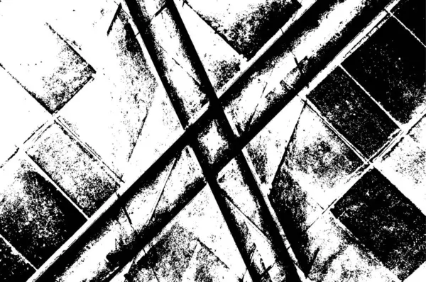 Zwart Wit Textuur Grunge Textuur — Stockvector