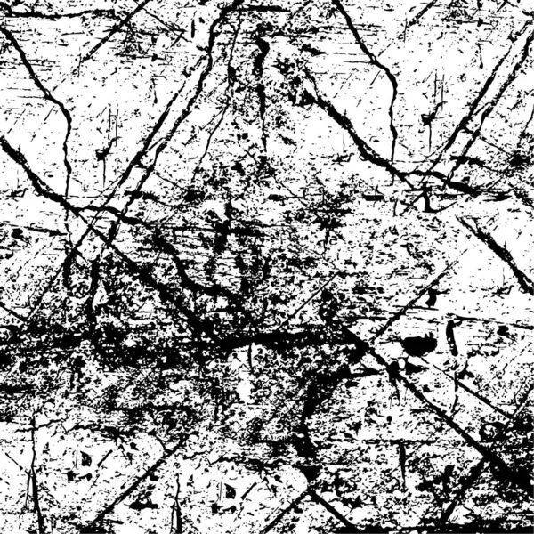 Сжатая Текстура Накладывается Треснувший Бетон Камень Асфальт Гранж Фон — стоковый вектор