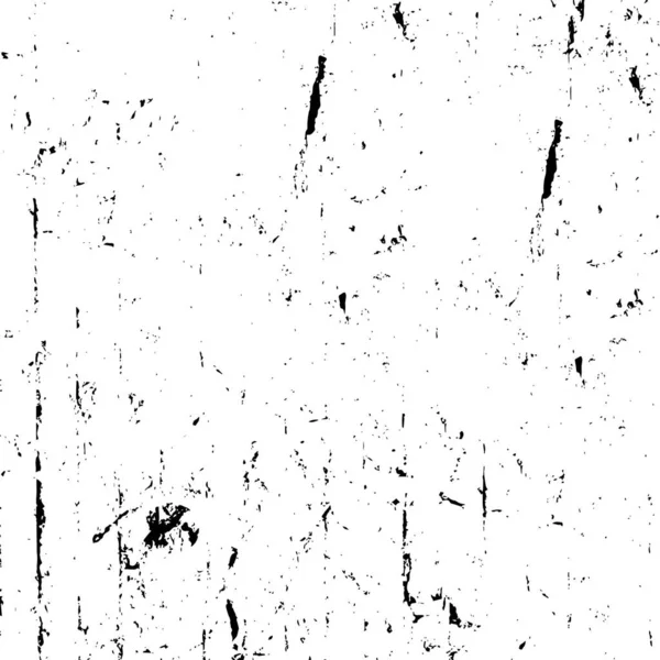 Trudne Tło Czarno Białej Fakturze Zadrapaniami Plamami Abstrakcyjna Ilustracja Wektora — Wektor stockowy