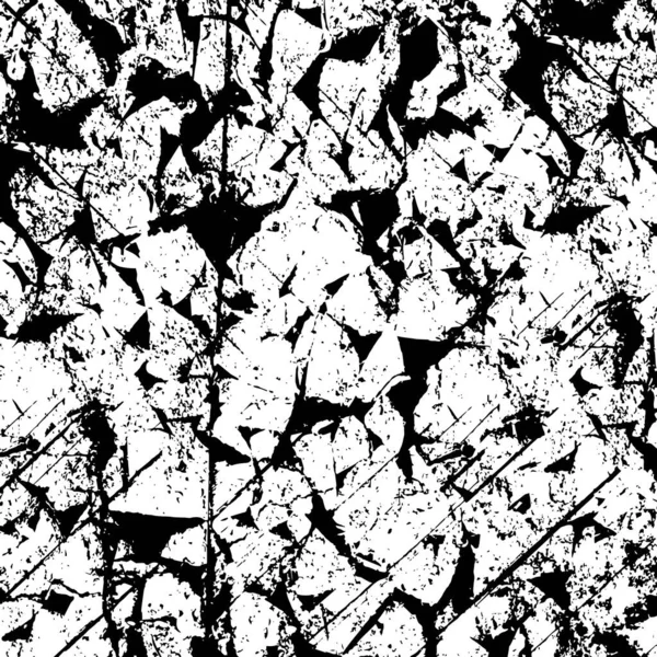 Тривожний Фон Чорно Білій Текстурі Подряпинами Плямами Абстрактна Векторна Ілюстрація — стоковий вектор