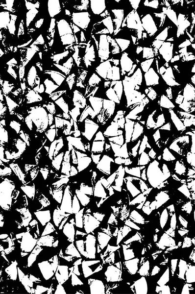 Szomorú Háttér Fekete Fehér Textúra Karcolások Foltok Elvont Vektor Illusztráció — Stock Vector