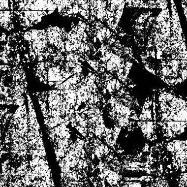 soyut grunge dokusuna sahip siyah ve beyaz desen 