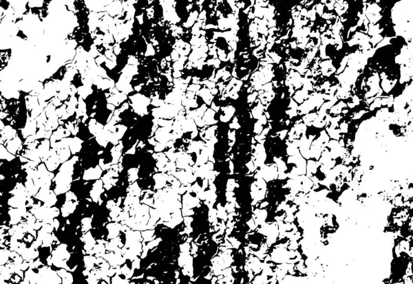 Czarno Biały Wzór Abstrakcyjną Fakturą Grunge — Wektor stockowy