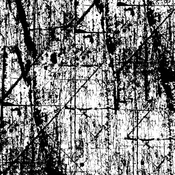 Pola Hitam Dan Putih Dengan Tekstur Grunge Abstrak - Stok Vektor