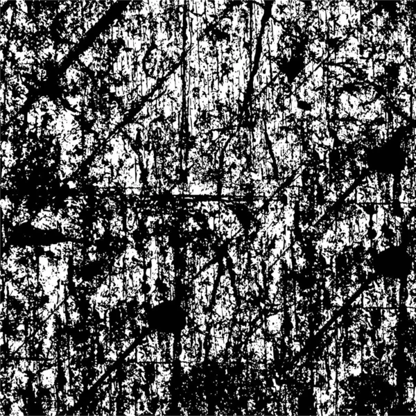 Patrón Blanco Negro Con Textura Grunge Abstracta — Archivo Imágenes Vectoriales
