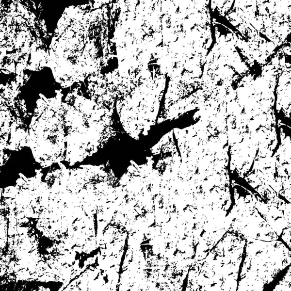Motif Noir Blanc Avec Texture Grunge Abstraite — Image vectorielle