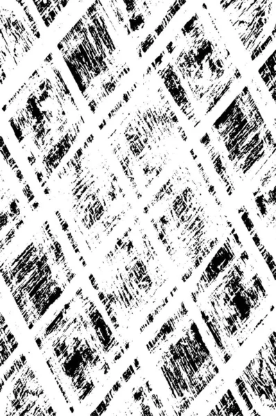 Patrón Blanco Negro Con Textura Grunge Abstracta — Vector de stock