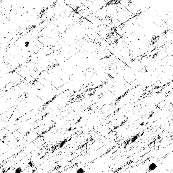 Czarno Biały Wzór Abstrakcyjną Fakturą Grunge — Wektor stockowy