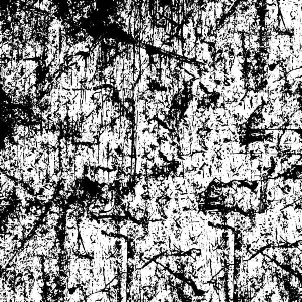 Padrão Preto Branco Com Textura Grunge Abstrato —  Vetores de Stock