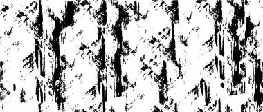 Grunge üst üste biniyor. Soyut siyah-beyaz vektör arkaplanı. Çatlak, leke ve noktalarda kirli desenli tek renkli klasik yüzey. Karanlık korku tarzında eski bir duvar.