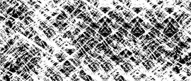 Grunge üst üste biniyor. Soyut siyah-beyaz vektör arkaplanı. Çatlak, leke ve noktalarda kirli desenli tek renkli klasik yüzey. Karanlık korku tarzında eski bir duvar.